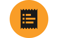 Symbool voor factuur