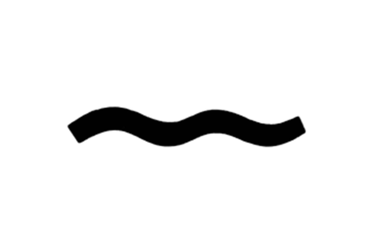 Symbool voor golven