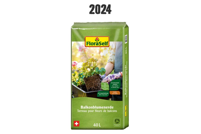 FloraSelf balkonplanten aarde, zak van 40 liter