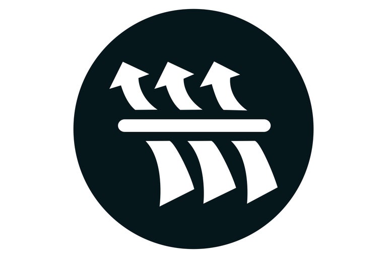 Symbool voor ventilatie