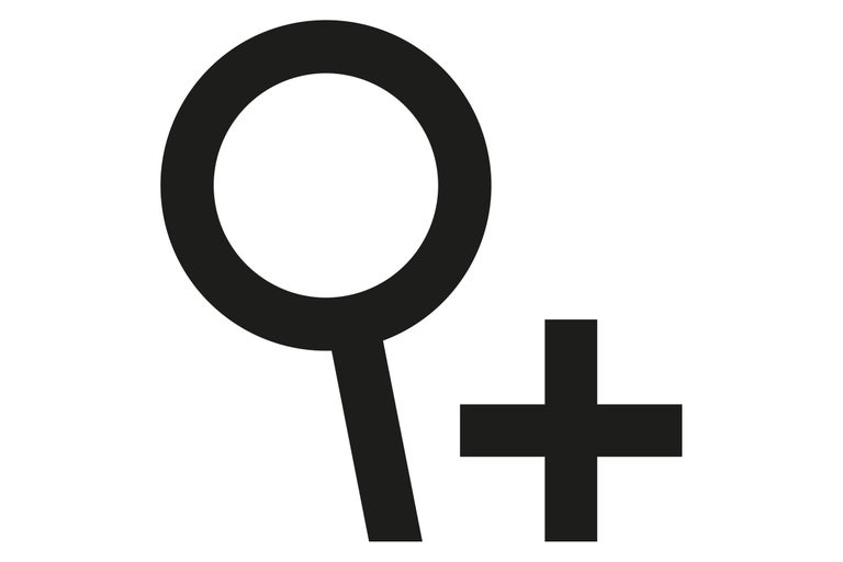 Symbool voor verhoogd zuurstofgehalte