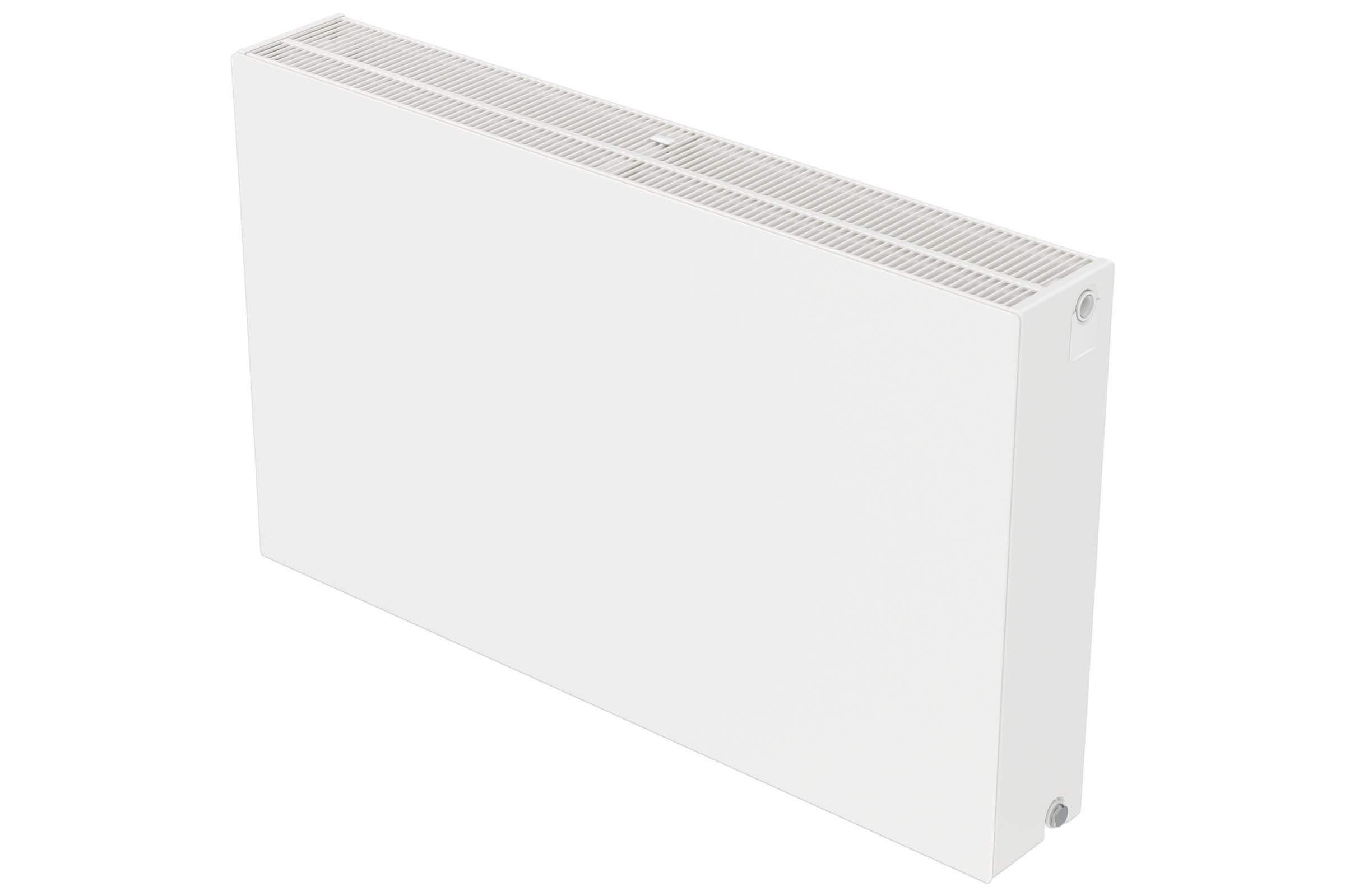 Vlakke radiator met glad oppervlak