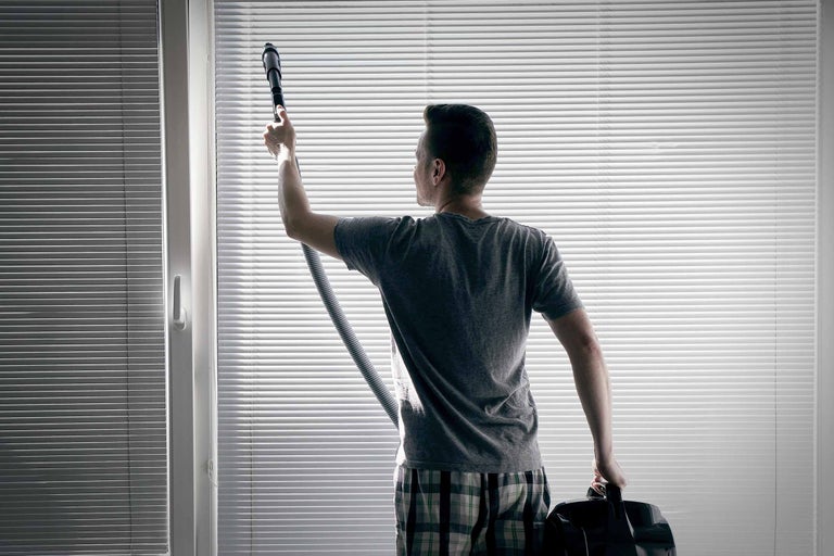 Raamdecoratie schoonmaken