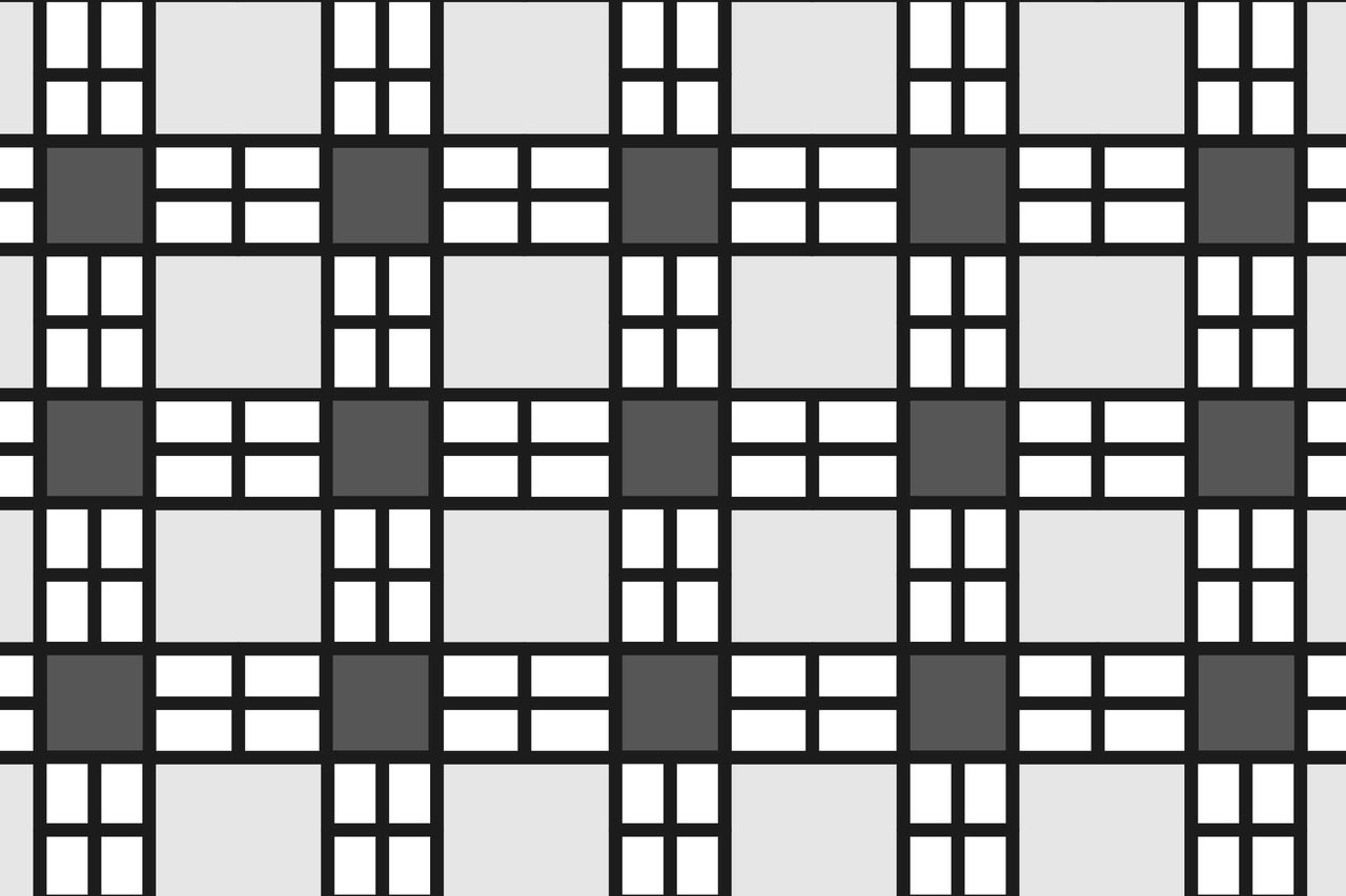 Abstract tegelontwerp met vierkanten en rechthoeken