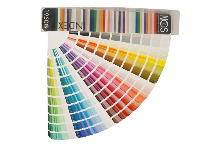 Kleurenwaaier voor kleurselectie