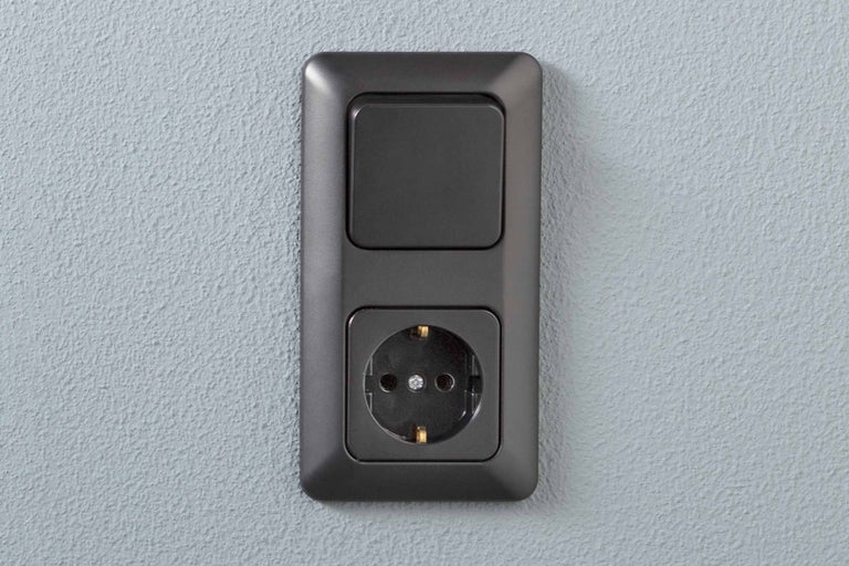 Schakelaar en stopcontact