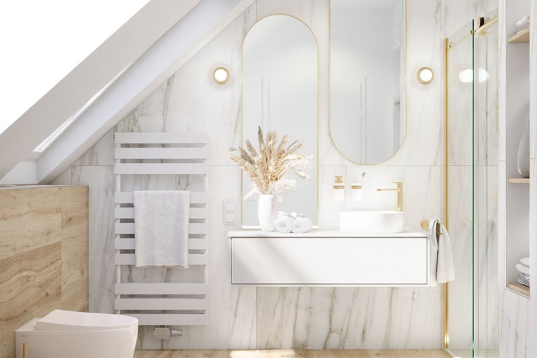 Badkamer indeling
