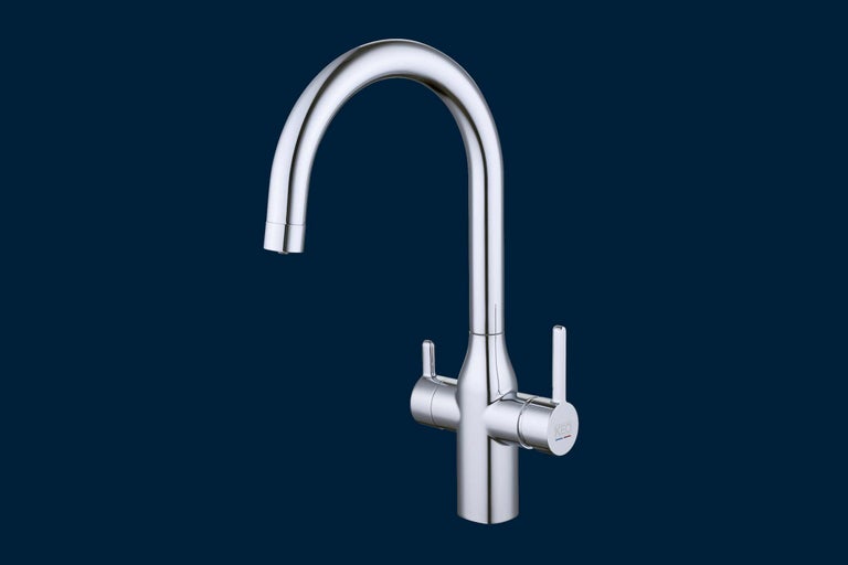 Spoelbakmengkraan met hoge uitloop