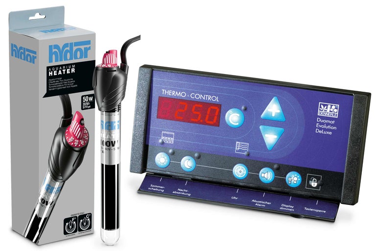 Hydor Aquarium verwarmer met Dennerle Duomat Evolution Deluxe Thermo-Control