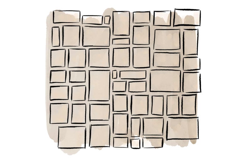 Illustratie van verschillende lijsten