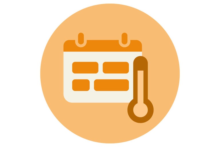 Symbool voor het tijdstip van zaaien