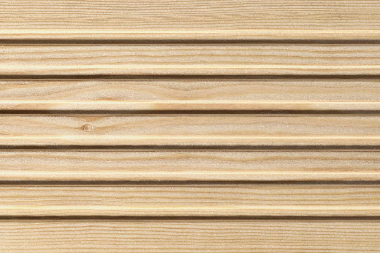 Houten panelen met tand en groef