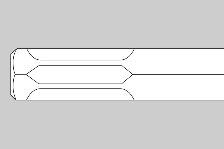 Binnenzeskant schroevendraaier