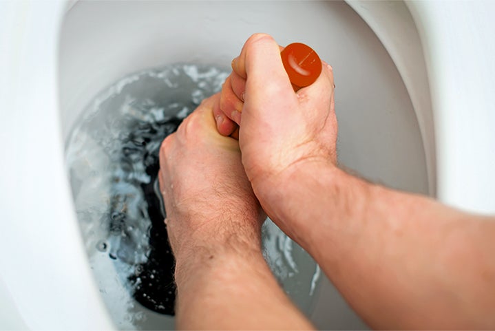 Wc ontstoppen