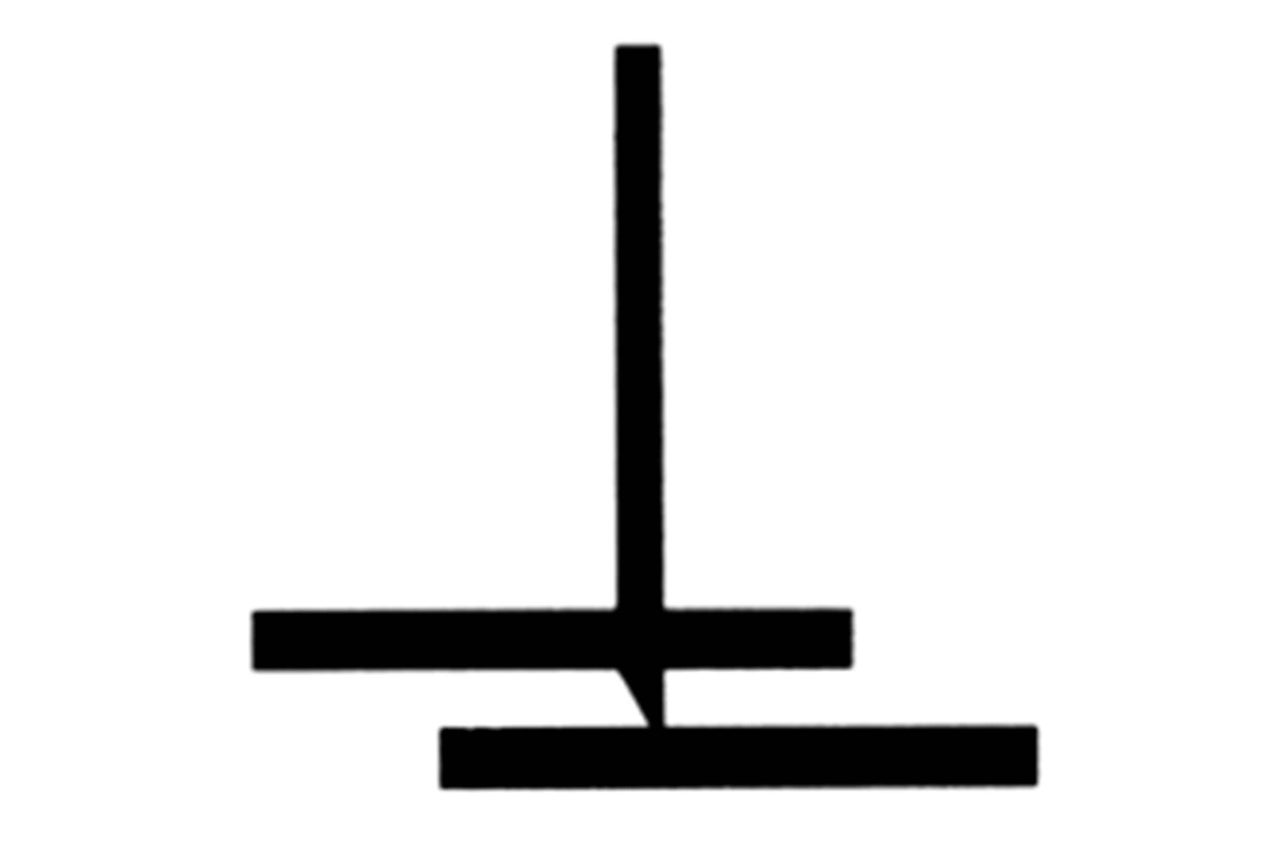 Symbool voor slagvastheid