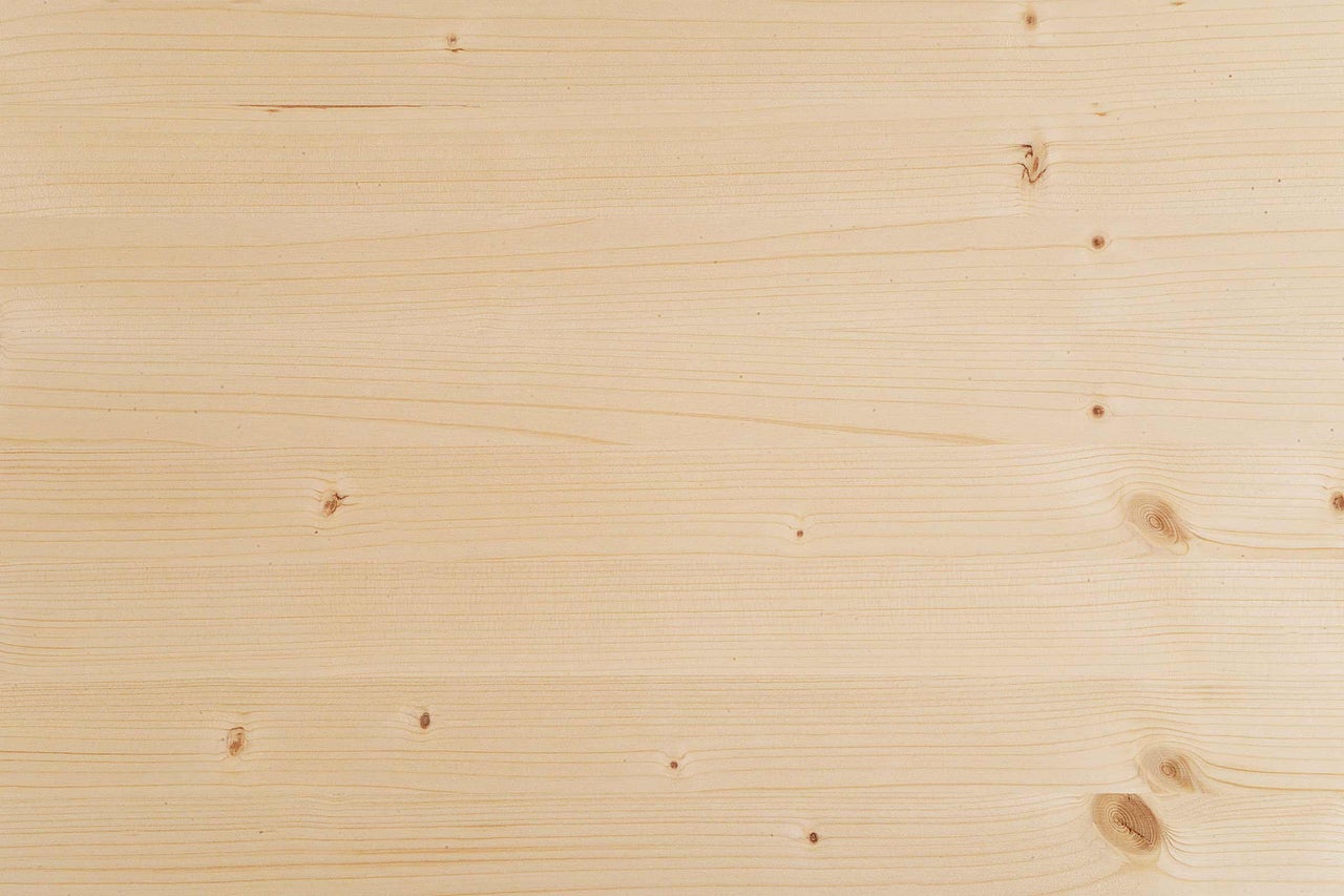 Houten plaat met nerf en noesten