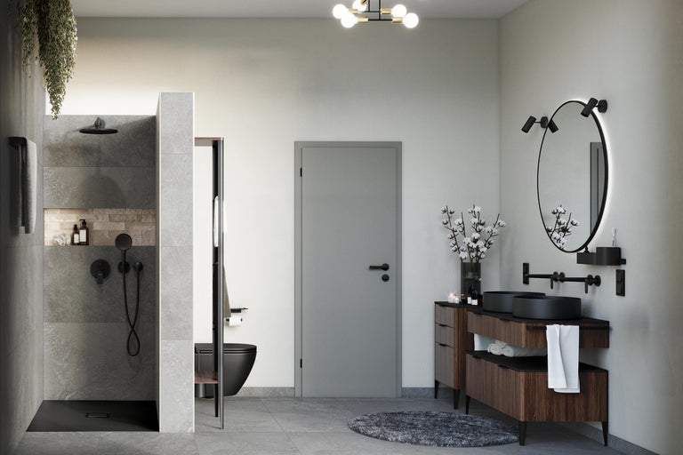 Moderne badkamer Tokio