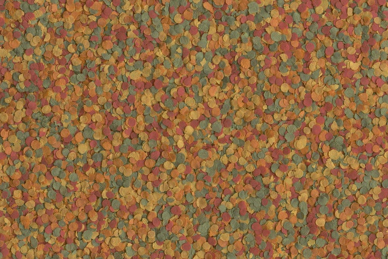 Close-up van vlokkenvoer voor vissen