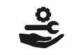 Symbool voor ambachtelijke service