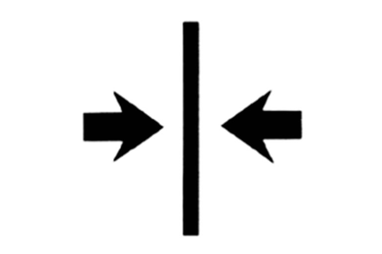 Drukbelastingssymbool