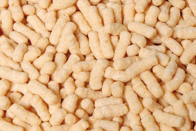 Losse verpakking van houtsnippers