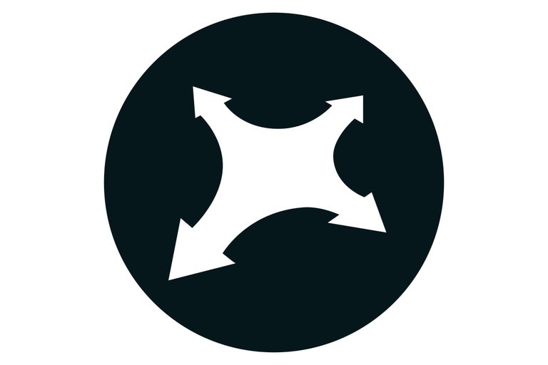 Symbool voor uitgelijnde formaatwijziging