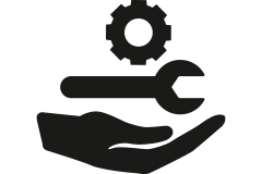 Symbool voor ambachtelijke service
