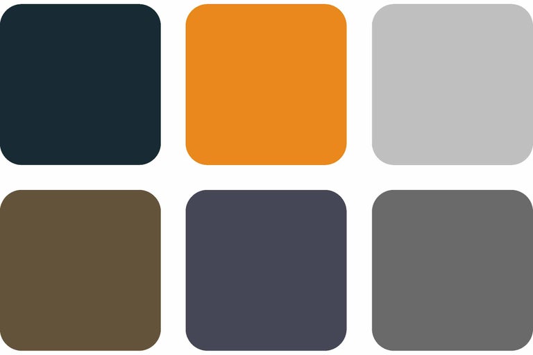 Kleurenstalen voor selectie