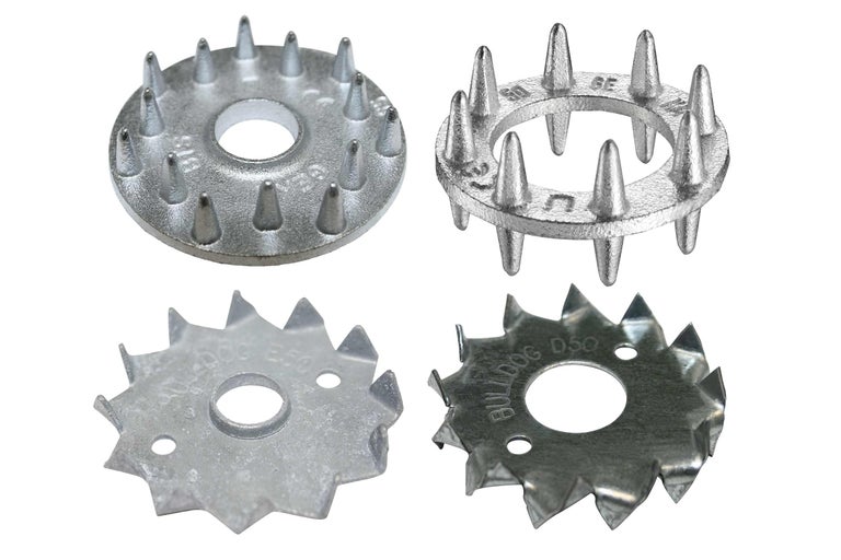 Nagelplaatconnectoren in verschillende uitvoeringen