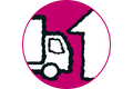 Vrachtwagen met aanhanger symbool Vrachtwagen met aanhanger symbool