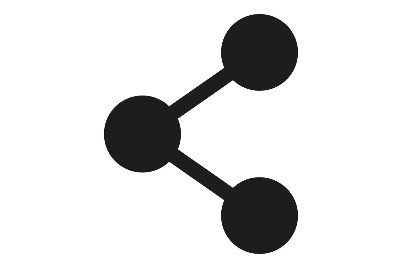 Symbool voor delen
