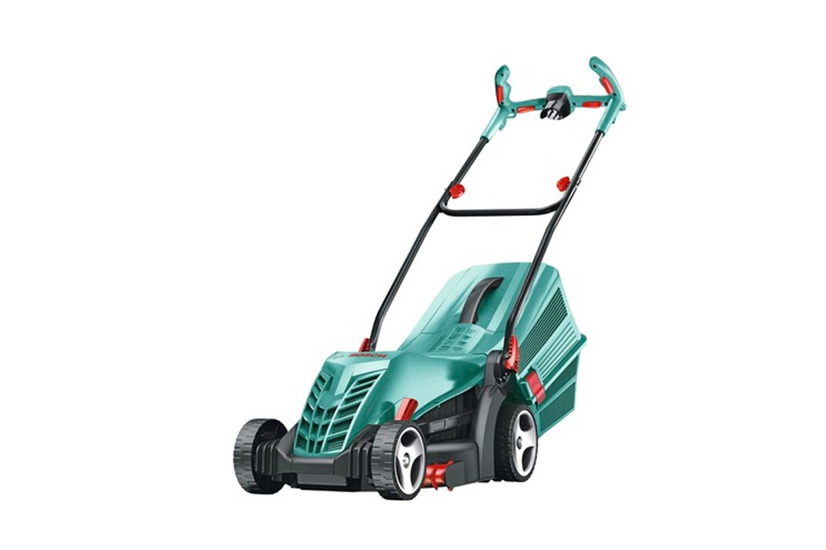 Elektrische grasmaaier voor tuinwerkzaamheden