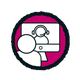Symbool voor online consult