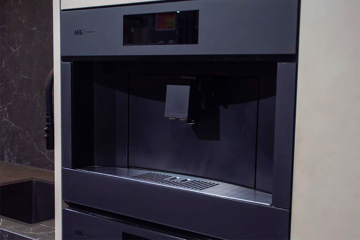 Ingebouwde koffiemachine van het merk AEG