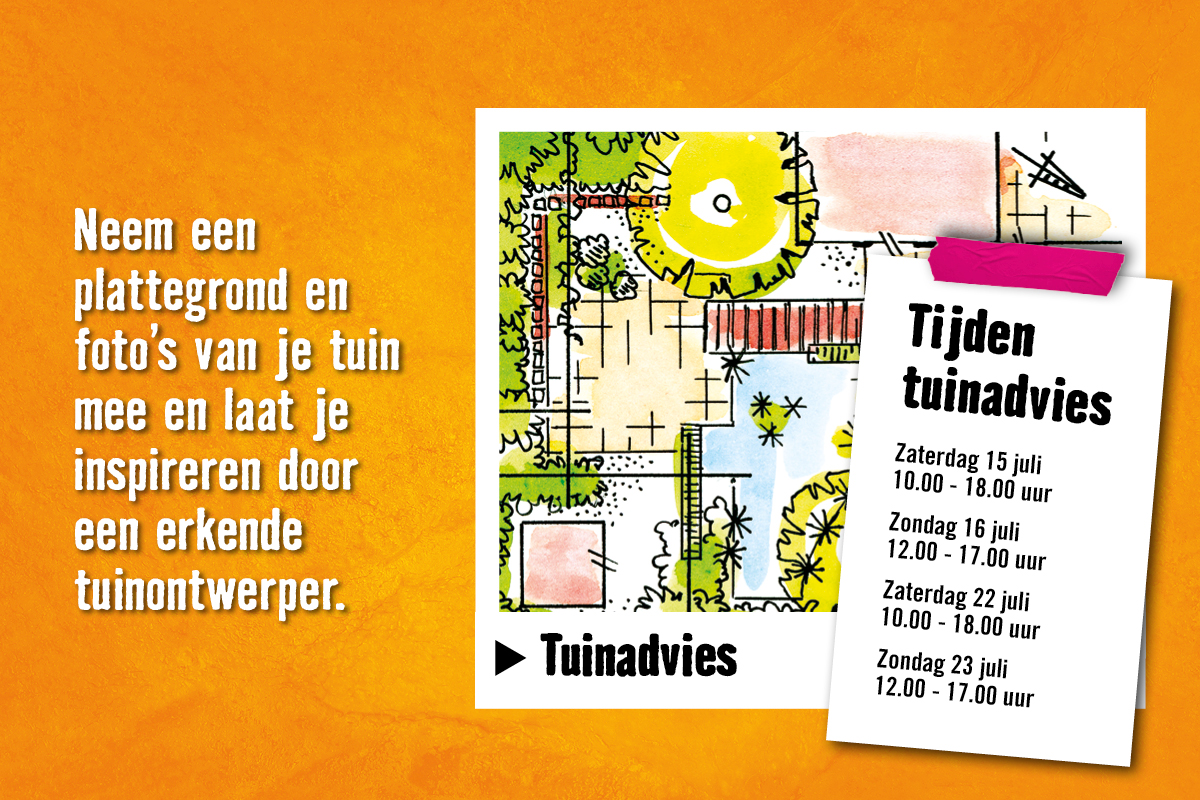 Afspraak voor tuinadvies met plattegrond en foto’s