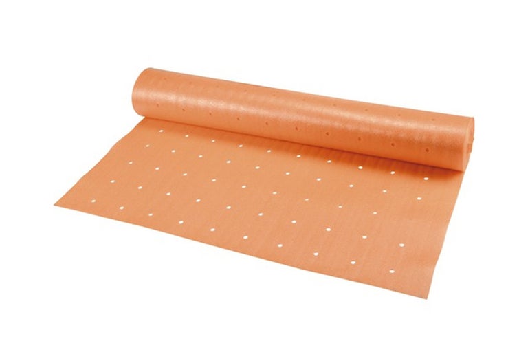 Drainagevlies op rol met perforatie