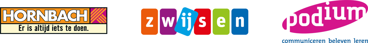 Hornbach Logo, Zwijsen Logo, Podium Logo