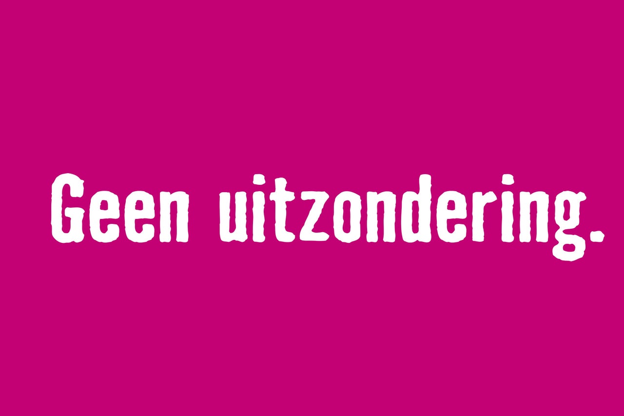 Geen uitzondering.