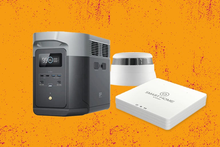 Centrale, rookmelder en smart home centrale voor een slim huis