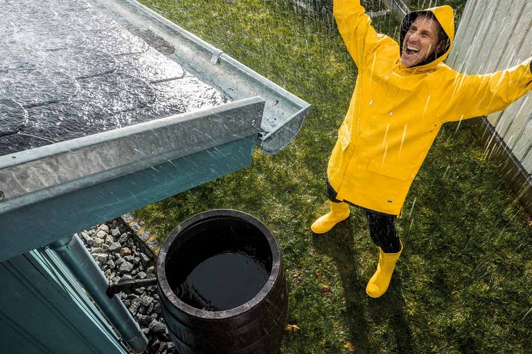 Regenwater opvangen en gebruiken