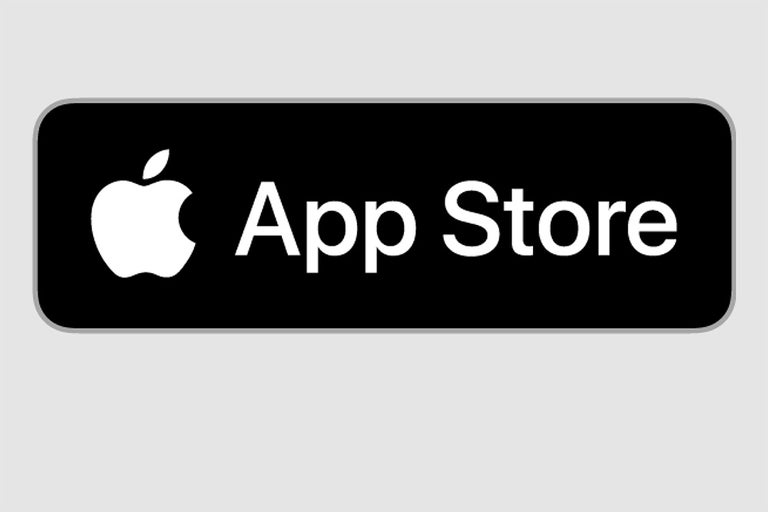 App Store knop