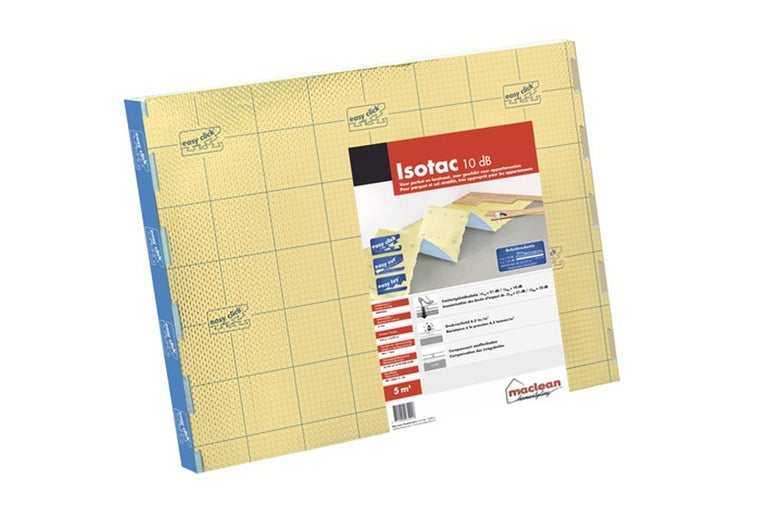 Isotac 10 dB geluidsreductie met Easy-Click-systeem