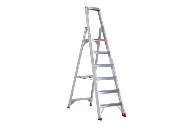 Aluminium vouwladder met zes treden