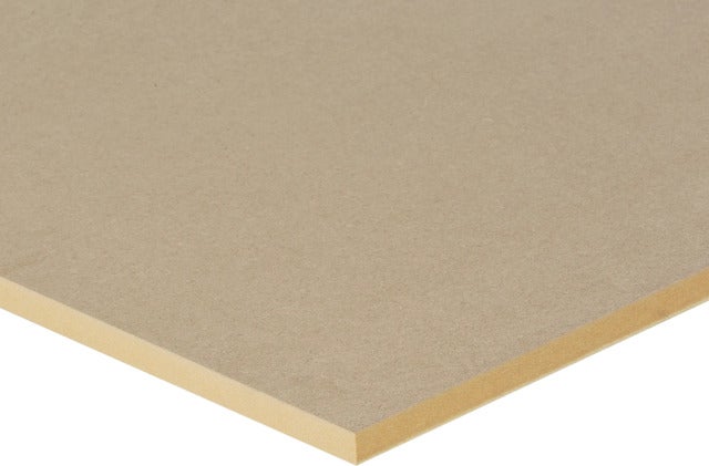 Close-up van een MDF-plaat