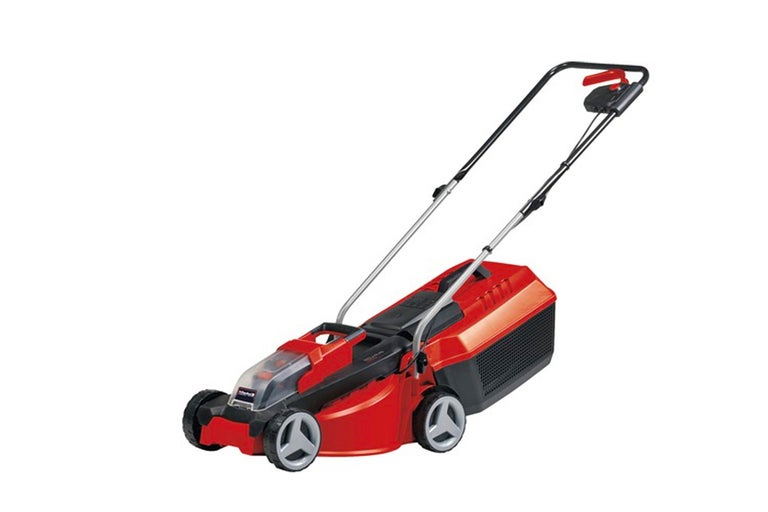 Accugrasmaaier met opvangbak