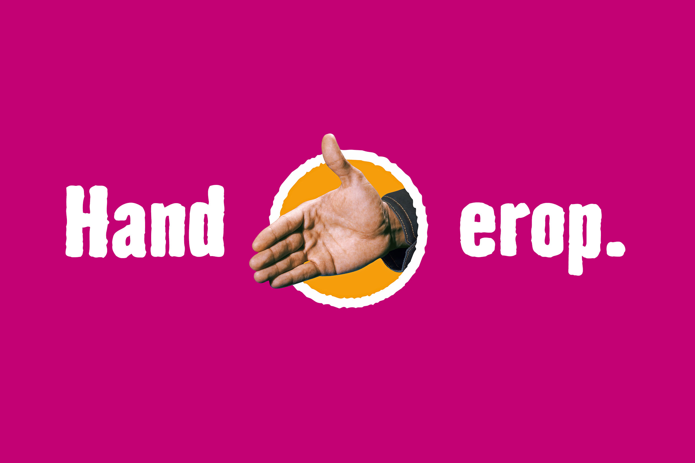 Handdrop illustratie