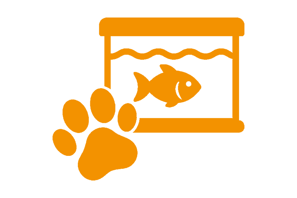 Symbool voor huisdieren en aquaristiek