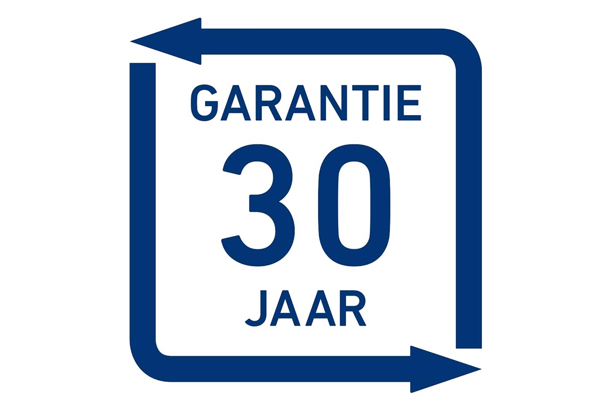 30 jaar garantie