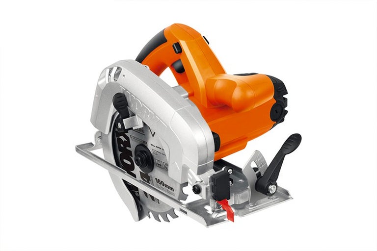 Handcirkelzaag met zaagblad van 160 millimeter