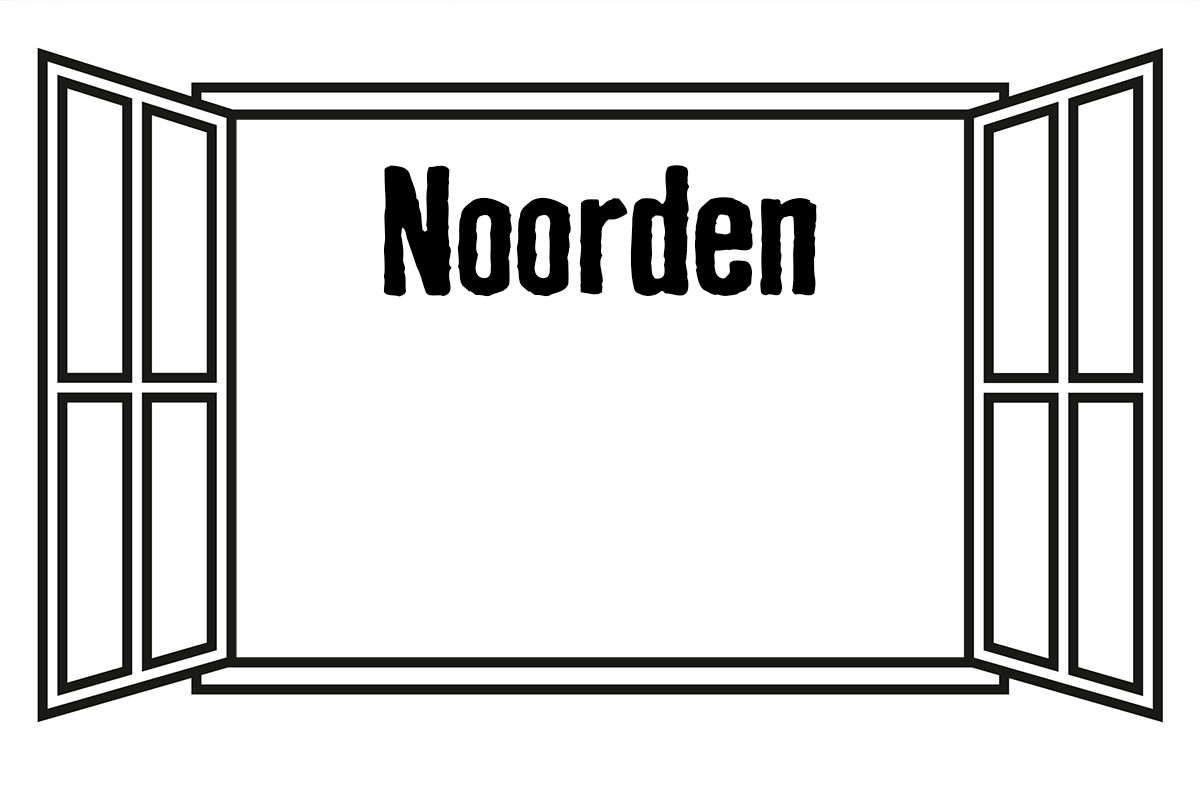 Noorden raamkozijn